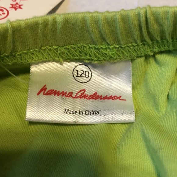 NWT Hanna Andersson Line Green Tulip Skirt - Picture 6 of 7